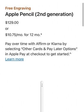 Apple Pencil 2nd gen